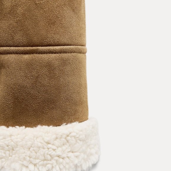 Zara DOUBLE-FACED CENTERED ZIPPER JACKET - Picture 5 of 10